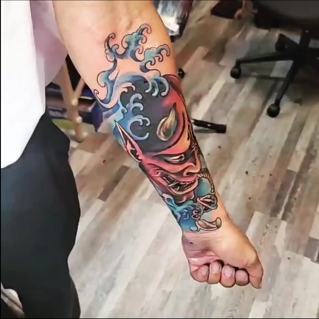 forearm tattoo cover up after