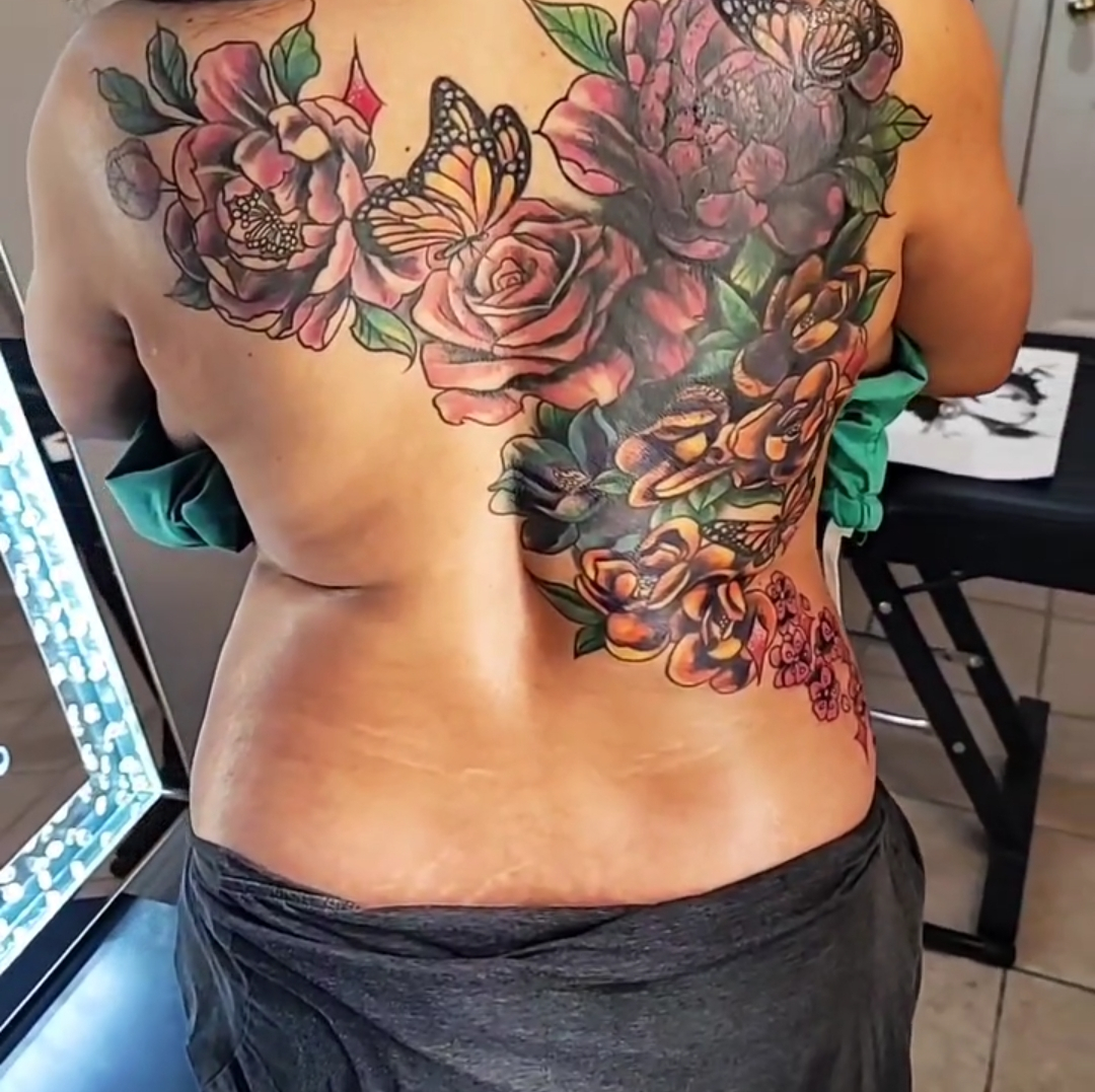 shoulder tattoo cover up after