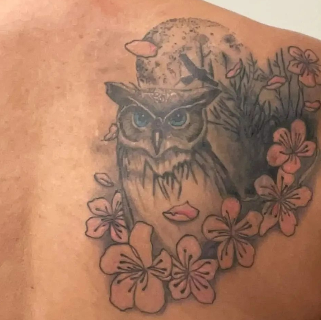 shoulder tattoo cover up before